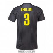 Camiseta Juventus Jugador Chiellini Tercera Barata 2018-2019