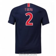 Camiseta Paris Saint-germain Jugador T Silva Primera Barata 2018-2019