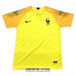 Tailandia Camiseta Francia Portero Barata 2018 Amarillo