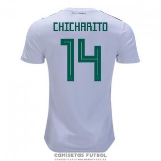 Camiseta Mexico Jugador Chicharito Segunda Barata 2018