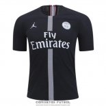 Camiseta Paris Saint-germain Jordan Tercera Barata 2018-2019 Negro