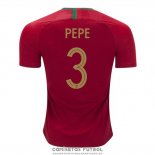 Camiseta Portugal Jugador Pepe Primera Barata 2018