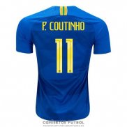 Camiseta Brasil Jugador P.coutinho Segunda Barata 2018