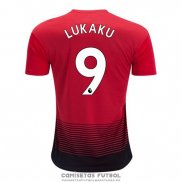 Camiseta Manchester United Jugador Lukaku Primera Barata 2018-2019