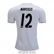 Camiseta Real Madrid Jugador Marcelo Primera Barata 2018-2019