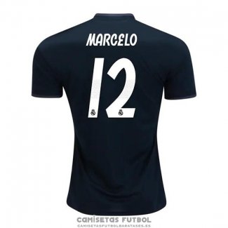 Camiseta Real Madrid Jugador Marcelo Segunda Barata 2018-2019