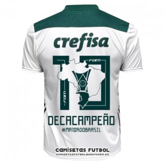 Tailandia Camiseta Palmeiras Deca Campeao Segunda Barata 2018-2019