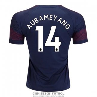Camiseta Arsenal Jugador Aubameyang Segunda Barata 2018-2019