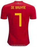 Camiseta Belgica Jugador de Bruyne Primera Barata 2018