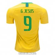 Camiseta Brasil Jugador G.jesus Primera Barata 2018