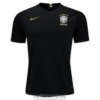 Camiseta Brasil Portero Barata 2018 Negro