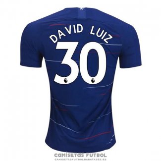 Camiseta Chelsea Jugador David Luiz Primera Barata 2018-2019