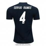 Camiseta Real Madrid Jugador Sergio Ramos Segunda Barata 2018-2019