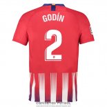 Camiseta Atletico Madrid Jugador Godin Primera Barata 2018-2019