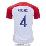 Camiseta Croacia Jugador Perisic Primera Barata 2018