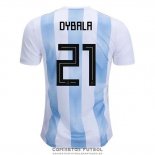Camiseta Argentina Jugador Dybala Primera Barata 2018