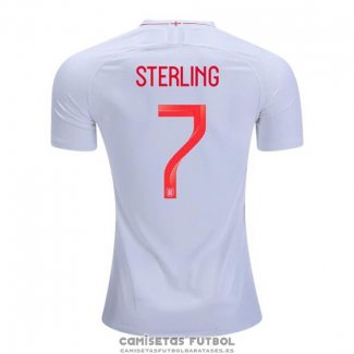 Camiseta Inglaterra Jugador Sterling Primera Barata 2018