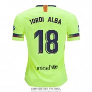 Camiseta Barcelona Jugador Jordi Alba Segunda Barata 2018-2019