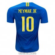 Camiseta Brasil Jugador Neymar Jr Segunda Barata 2018