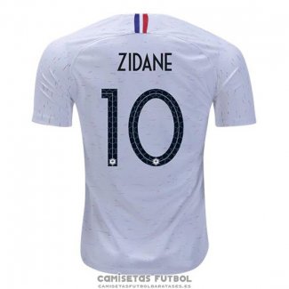 Camiseta Francia Jugador Zidane Segunda Barata 2018