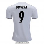 Camiseta Real Madrid Jugador Benzema Primera Barata 2018-2019