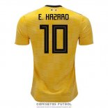 Camiseta Belgica Jugador E Hazard Segunda Barata 2018