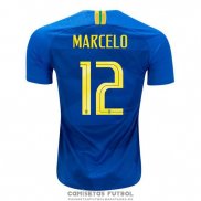 Camiseta Brasil Jugador Marcelo Segunda Barata 2018