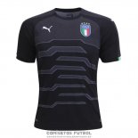 Camiseta Italia Portero Barata 2018 Negro