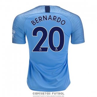 Camiseta Manchester City Jugador Bernardo Primera Barata 2018-2019