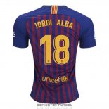 Camiseta Barcelona Jugador Jordi Alba Primera Barata 2018-2019