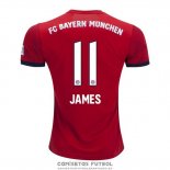 Camiseta Bayern Munich Jugador James Primera Barata 2018-2019