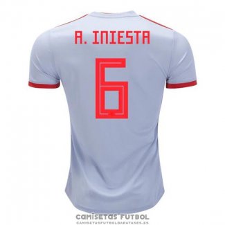 Camiseta Espana Jugador A.iniestr Segunda Barata 2018