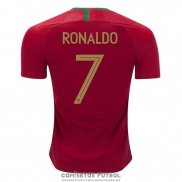 Camiseta Portugal Jugador Ronaldo Primera Barata 2018