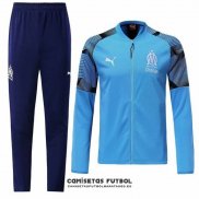 Chandal del Olympique Marsella N98 Barata 2019-2020 Azul