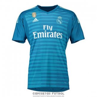 Tailandia Camiseta Real Madrid Portero Segunda Barata 2018-2019