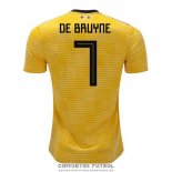 Camiseta Belgica Jugador de Bruyne Segunda Barata 2018