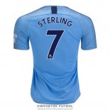 Camiseta Manchester City Jugador Sterling Primera Barata 2018-2019