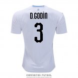 Camiseta Uruguay Jugador D.godin Segunda Barata 2018