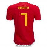 Camiseta Espana Jugador Morata Primera Barata 2018