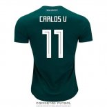 Camiseta Mexico Jugador Carlos V Primera Barata 2018