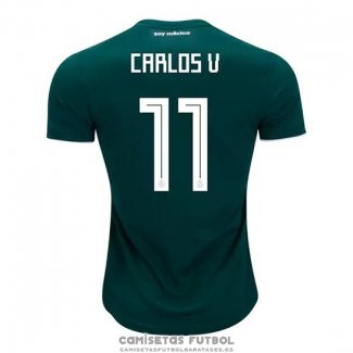 Camiseta Mexico Jugador Carlos V Primera Barata 2018