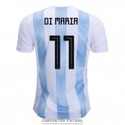 Camiseta Argentina Jugador Di Maria Primera Barata 2018